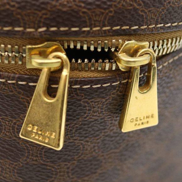 Celine Macadam Bag Vanity Brown Leather - Picture 7 of 10